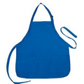 Poly Cotton Apron w/ 3 Pockets